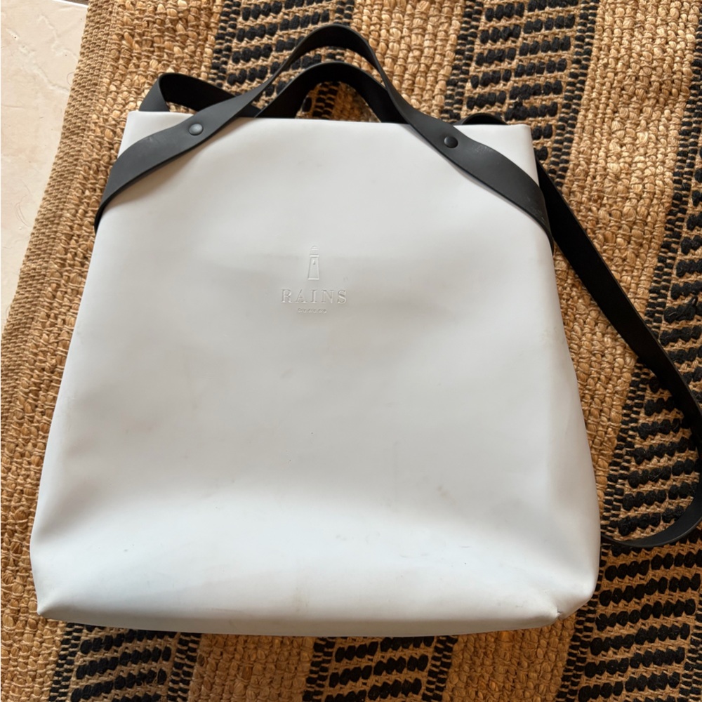 Rains Shift Tote: ice gray